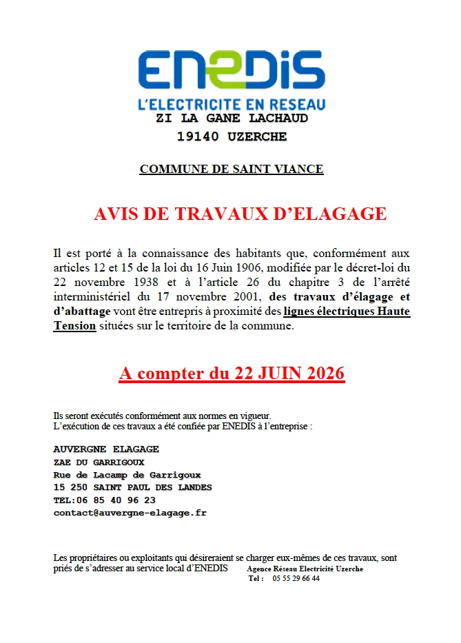travaux élagage